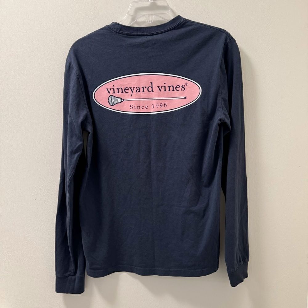 Vineyard Vines Men's Lax Logo Pocket T-Shirt - Size XS - Picture 2 of 5